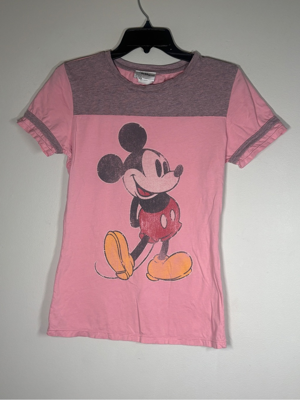 Disney Pink Mickey Mouse Short Sleeve Tee